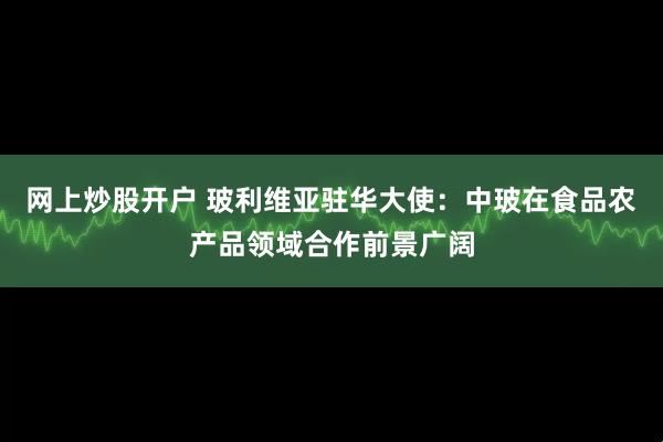 网上炒股开户 玻利维亚驻华大使：中玻在食品农产品领域合作前景广阔